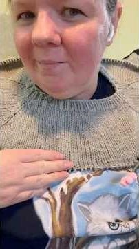 Step by step knitted sweater progress