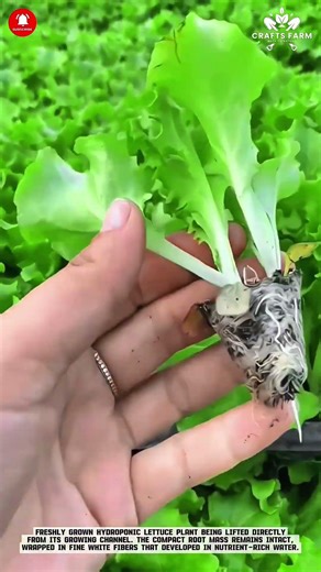 Hydroponic Lettuce Harvesting: Clean Root Extraction for Fresh Market Supply