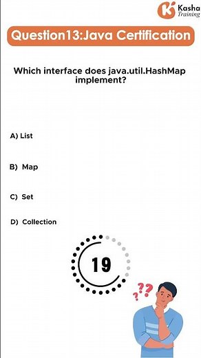 Java "Cert Qs": Which interface does java.util.HashMap implement? 📌