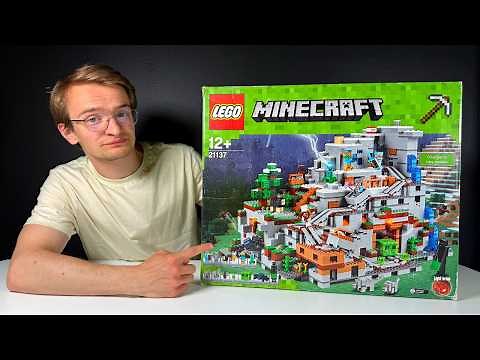 The best LEGO license: the largest Minecraft set, 'The Mountain Mine,' reviewed! (21137)