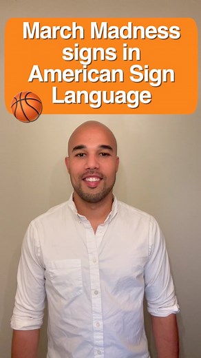 March Madness signs in ASL - Part 1 🏀 #americansignlanguage #learntosign #signlanguage #asl #learnasl #fyp