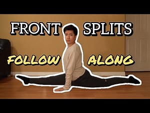 How to do the front splits for beginners! Follow along turtorial