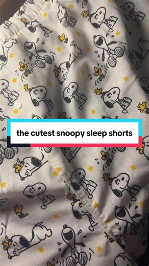 Adorable Snoopy Sleep Shorts for Cozy Nights