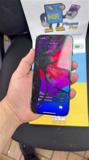 iPhone 15 Pro Max Screen Repair 🔥 Before & After | Lakeland, FL (MR Phone Pro)