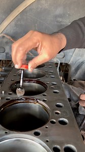 11K views · 125 reactions | Expert Truck Mechanics Bus Engine Rebuild | Liner & Piston Ring Kit Installation# #Engine #repairshop #pistongarage #liner | Skills man | Facebook