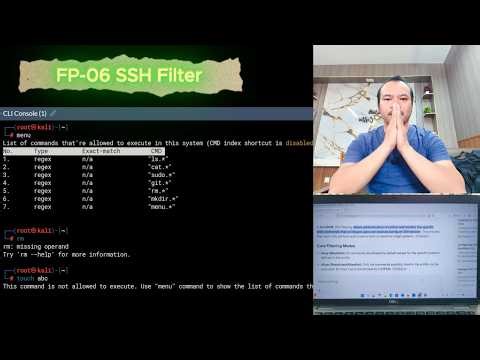 FortiPAM FP-06 SSH Filter