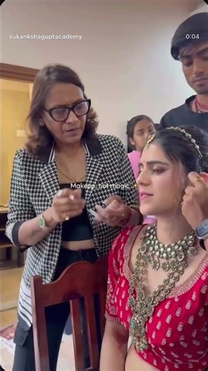 Makeup, not magic it is ❤️💫 Makeup by:- ‪@sukankshaguptaacademy‬