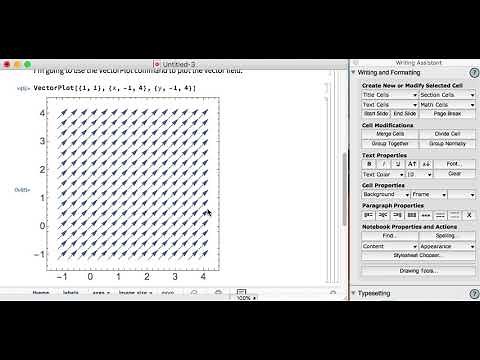 Plot a vector field along the line in Mathematica