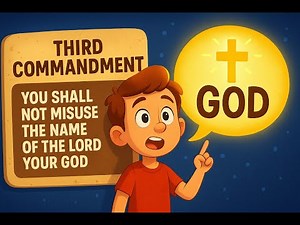 🗣️ What Is the Third Commandment? | Bible Lesson for Kids! 🙌