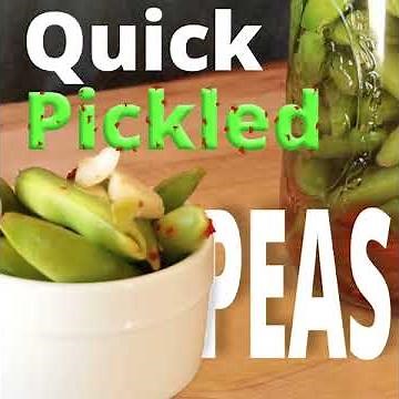 Quick Pickled Peas