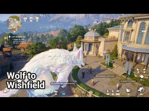 Infinity Nikki 2.4 Glitch: Taking the Wolf to Wishfield