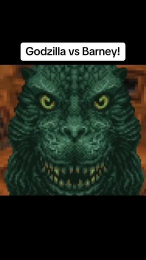 Godzilla vs Barney the Dinosaur! #animationrewind #cartoonfightclub #godzillavskongroar #godzilla #barney #dinosaur #dino #kaiju #anime