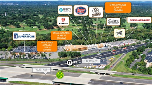 Here are the three new stores at Paramus Crossroads, plus a fourth to come