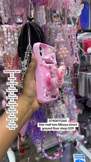 Stylish 3D Butterfly iPhone Cases in Nairobi