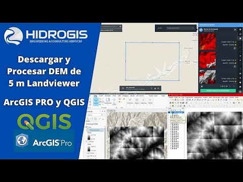 Descargar y procesar Modelos Digitales de Elevación de 5 m - ARCGIS PRO y QGIS