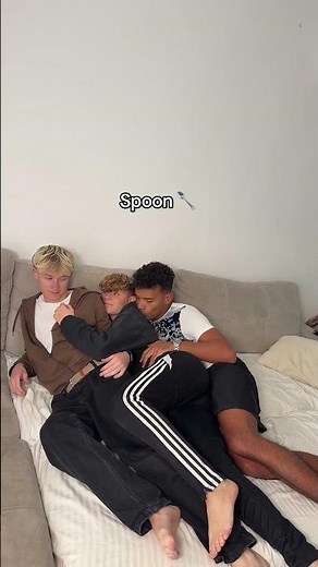 Cuddle positions with friends 🥰 #loveboy