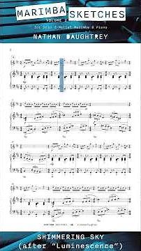 LUMINESCENCE for 2-mallet #marimba + piano!