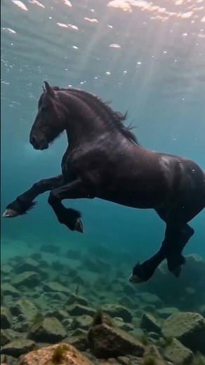 Horses Can Swim Like THIS?! Underwater Footage You’ve Never Seen 😳