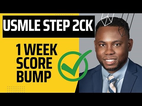 USMLE STEP 2CK Score Jump in ONE WEEK || Uworld & Amboss Brain Power