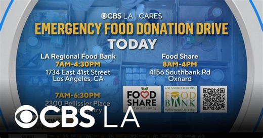 City of Industry food donation drive | CBS LA Cares