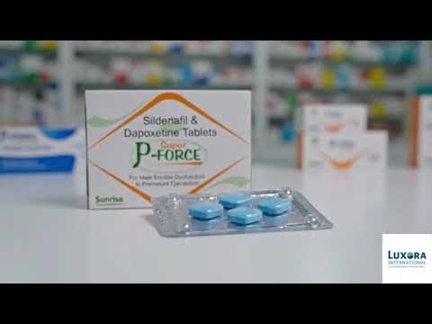 160mg Super P Force Dapoxetine and Sildenafil Tablets