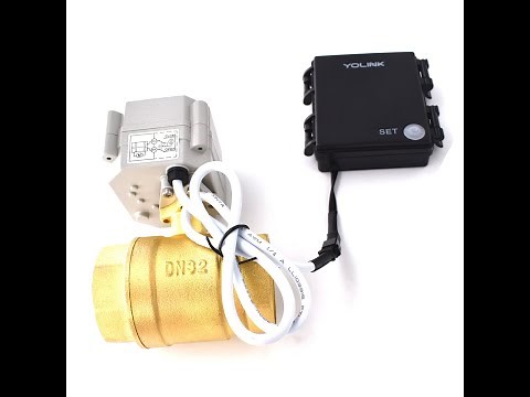 How to Setup Yolink Smart Water Valve.