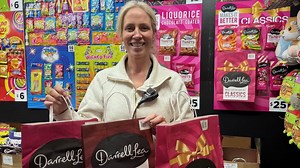 Behind-the-scenes in the Showbag alley at the Ekka