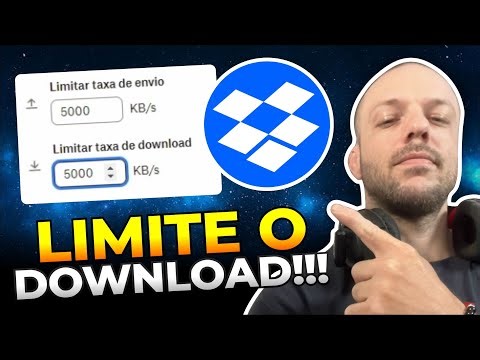 How to LIMIT download speed in the DROPBOX app on PC