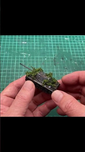 Vol４【Nゲージの世界に戦車のジオラマを作る】野戦・迷彩 #tank #diorama #nゲージ #戦車ジオラマ #ww2