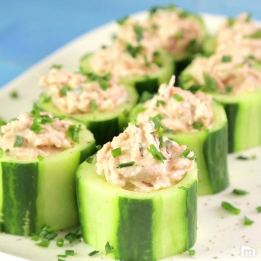 [Apérologie] Vos invités vont adorer vos petits canapés de concombre ! ➡️ http://bit.ly/2gBv4Ee | Marmiton