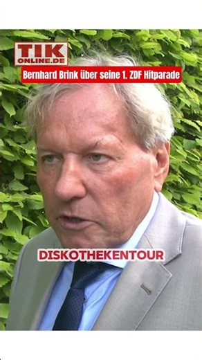 Bernhard Brink über seine 1. ZDF Hitparade #bernhardbrink #zdfhitparade #schlager #schlagerstar