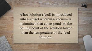 Vacuum Crystalliser, Construction and Working Principle