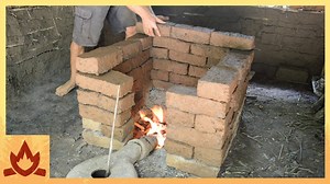 Fired clay bricks from scratch with primitive technology
