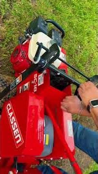 Como usar la cortadora de pasto. How to use sod cutter #sodcutter #abovegroundpool #alberca