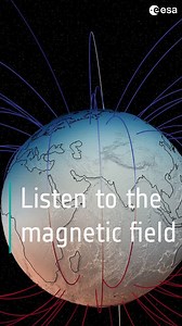 ESA Earth Observation on Instagram: "🔊Turn UP the volume! Listen to the sound of Earth’s magnetic field reverse in what is known as the Laschamp event. Approximately 41 000 years ago, Earth’s magnetic field briefly reversed during what is known as the Laschamp event. During this time, our planet magnetic field weakened significantly—dropping to a minimum of 5% of its current strength—which allowed more cosmic rays to reach Earth’s atmosphere. 🎥This video it’s a sonification that gives you a di
