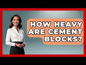 How Heavy Are Cement Blocks? - Civil Engineering Explained