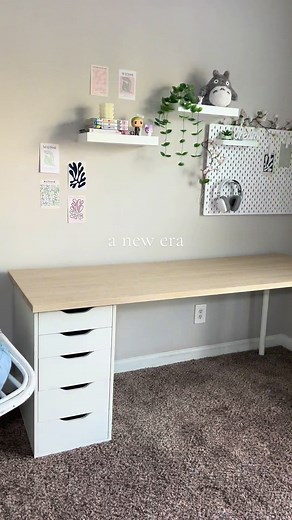 we had so much fun building this desk from @IKEA USA 💙💛 ill let Mr. On Abby’s Cloud take credit for building 90% of it but i *did* assist and provide comedic relief 🫡 #ikea #desksetup #new #cozy #gamer #gamergirl #newera #era #foryou #fyp #pc #cozygirl