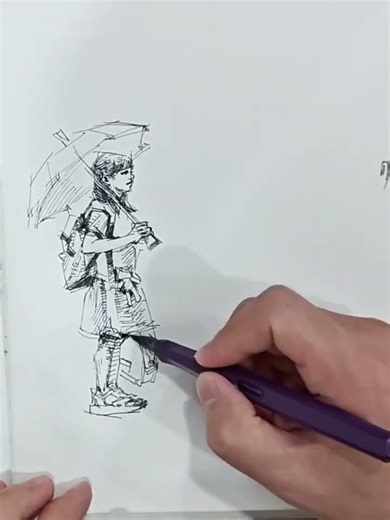 Day 136 One Minute a Day — Quick Sketch Practice ✍️