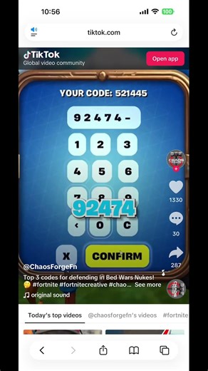 Here are some nuck bed wars codes on Fortnite