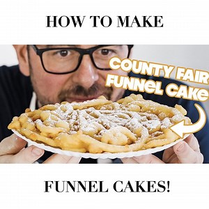 34K views · 1.6K reactions | This delicious incredibly easy-to-make homemade funnel cake recipe will immediately bring back all the feels like a child from your county fair! What was your favorite Carnival treat? #funnelcakes | Chef Billy Parisi | Facebook