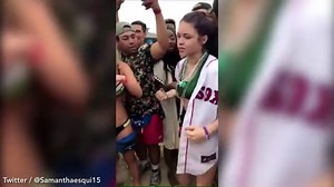 Shocking moment Spring Break CATFIGHT ends in one punch KO