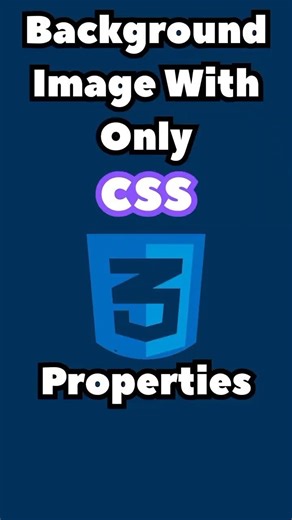 How to add Background Image in HTML | HTML CSS Tutorials #shorts