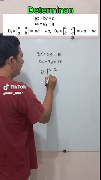 bosen dengan eliminasi dan subtitusi? bisa pakai cara determinan dan inver. kalian lebih suka mana? #snbt #matematika