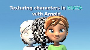 Texturing characters in Autodesk Maya with Arnold
