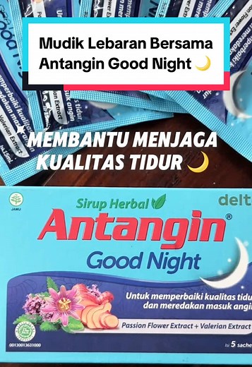 Yuk, siapin Antangin Good Night sebelum mudik biar kualitas tidur tetap terjaga dan tanpa masuk angin! 🌙 Checkout sekarang hanya di Web/Apps FAVO 🛒 #MudikLebaran #AntanginGoodNight #TikTokShopIndonesia #FAVO #FAVOID