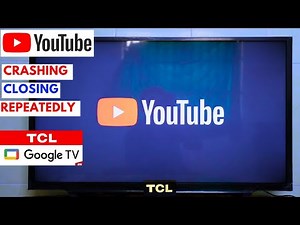 How to fix YouTube App Crashing or Closing Repeatedly on TCL Google TV || Easy Fixes
