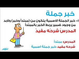 أنواع الخبر - لغة عربية - للصف السادس الإبتدائي - موقع نفهم