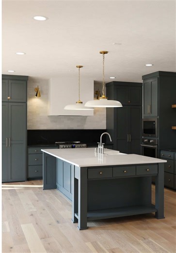 From framework to finished kitchen 🤍 This build shows the full journey — the structure taking shape, the details coming together, and the final space ready to be lived in. Each phase matters, and every decision builds on the one before it. Built with intention, every step of the way ✨ #HighlandBuilders #CustomKitchen #HomeBuild #OmahaHomes #Craftsmanship