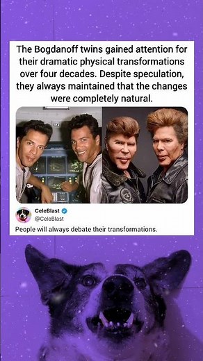 The Bogdanoff twins gained attention for their dramatic physical transformations over four decades.