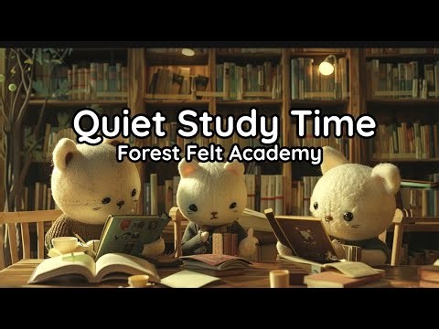Quiet Study Time | Study & Reading BGM for Focus | Forest Felt Academy